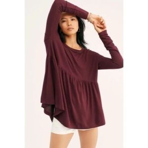 EUC Free People Forever Your Girl babydoll top